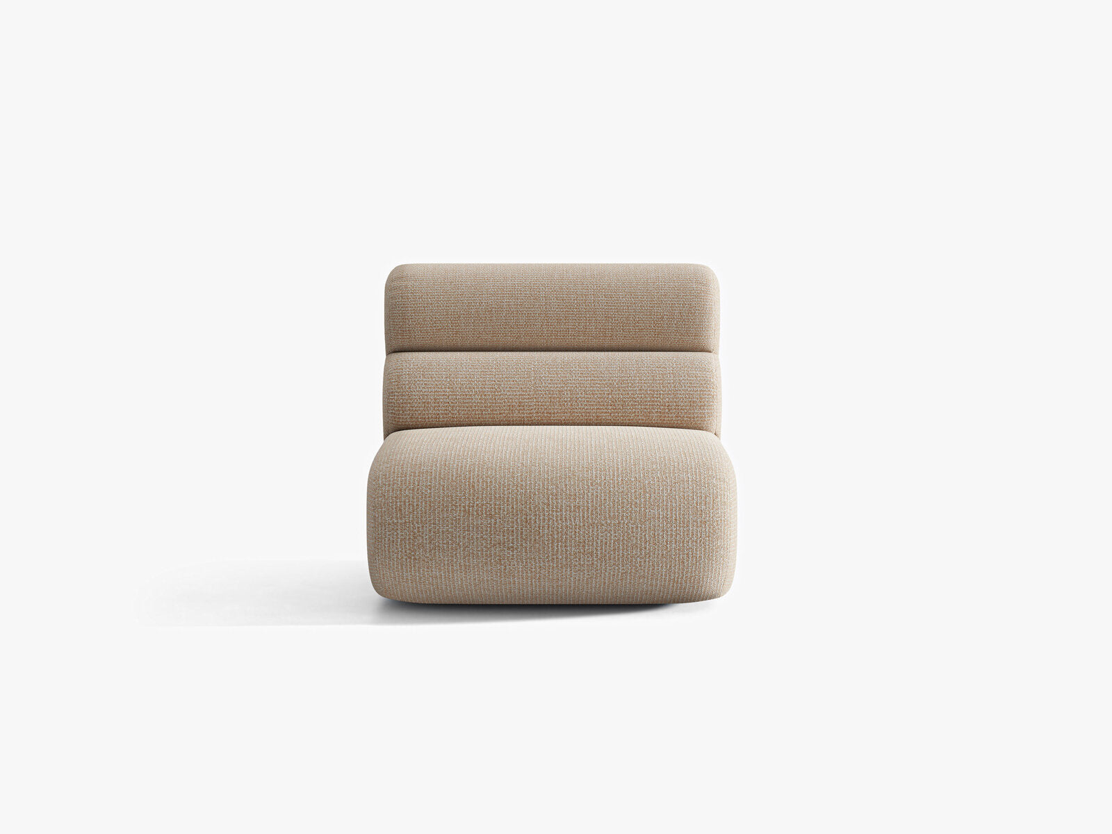 Micadoni Neo Sofamodul armlos Chenille SILENCIO Sand