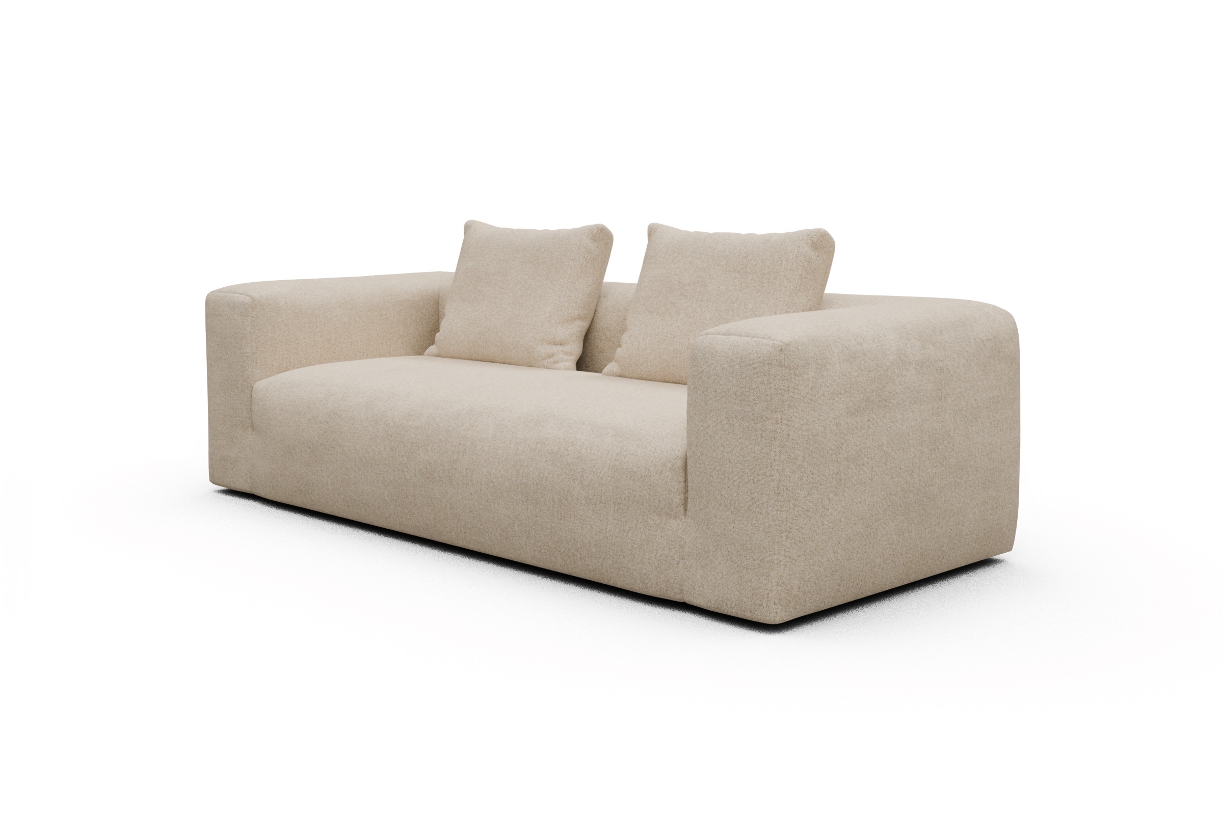Sofa Fred 3-Sitzer Casone-Natural-Beige