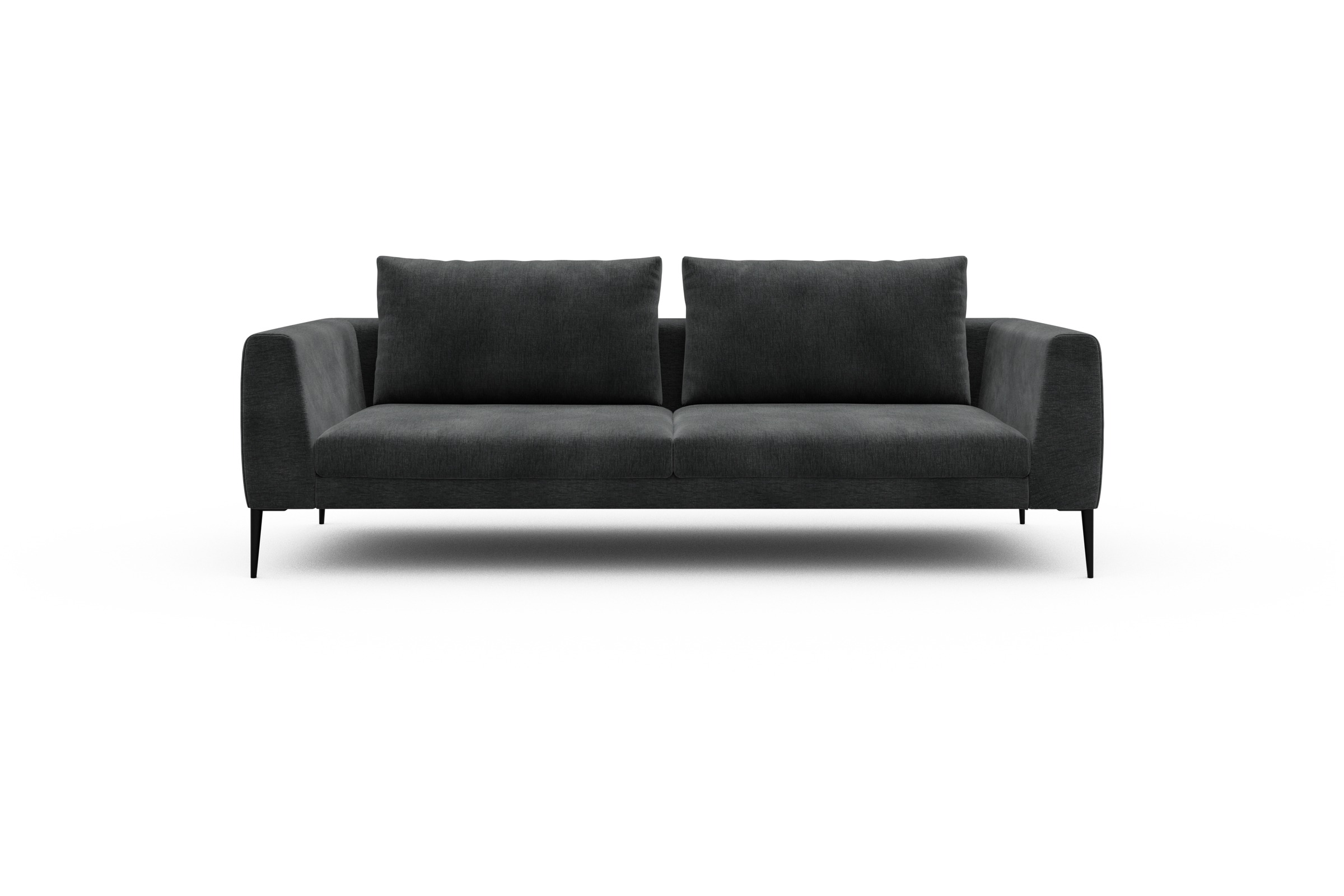 Skandi Home Sofa Paul 3-Sitzer Smooth-Deep-Warm-Grey moebelfaktor