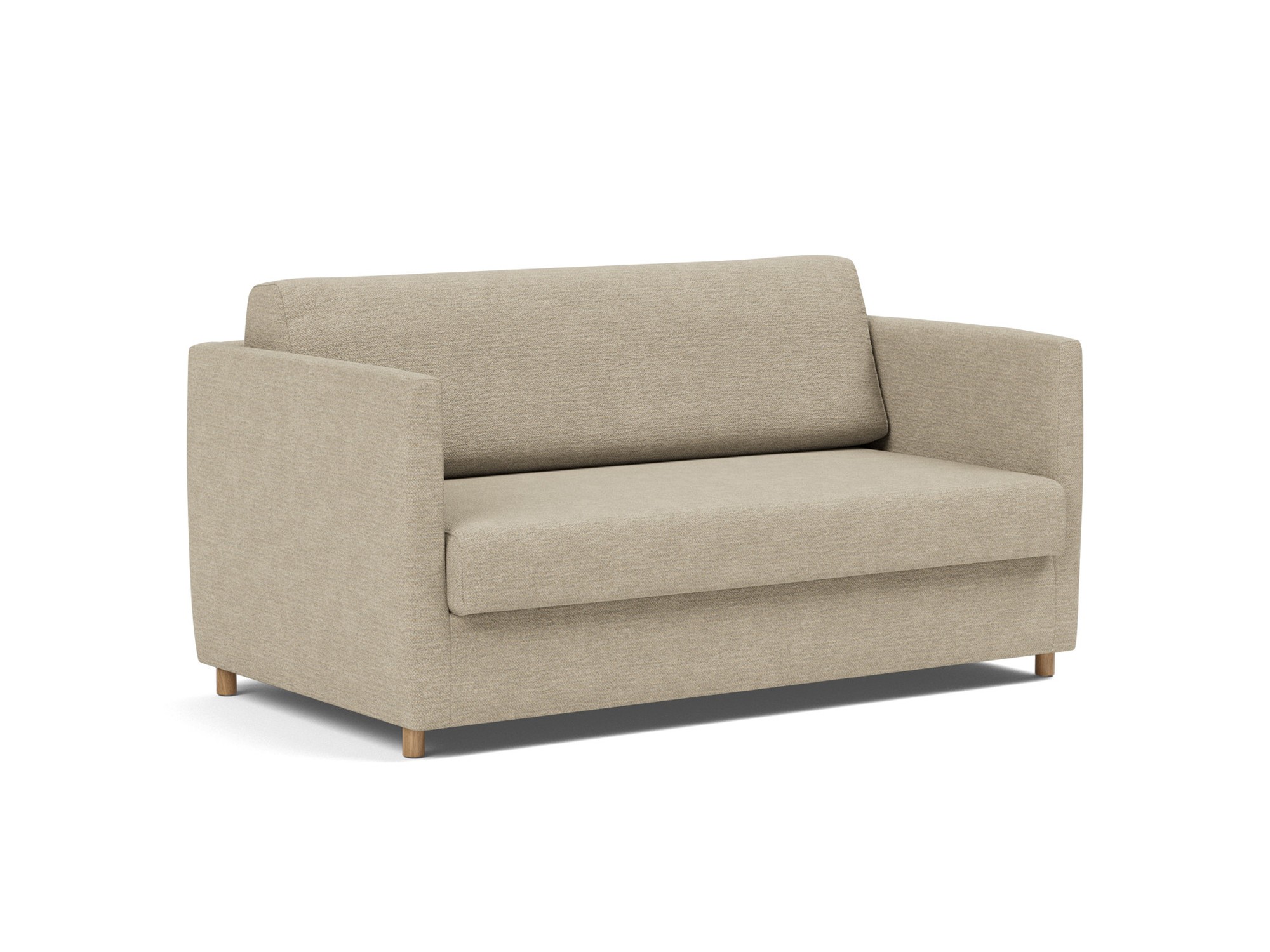 Schlafsofa Olan Strukturierter Stoff Taura 356-Sand