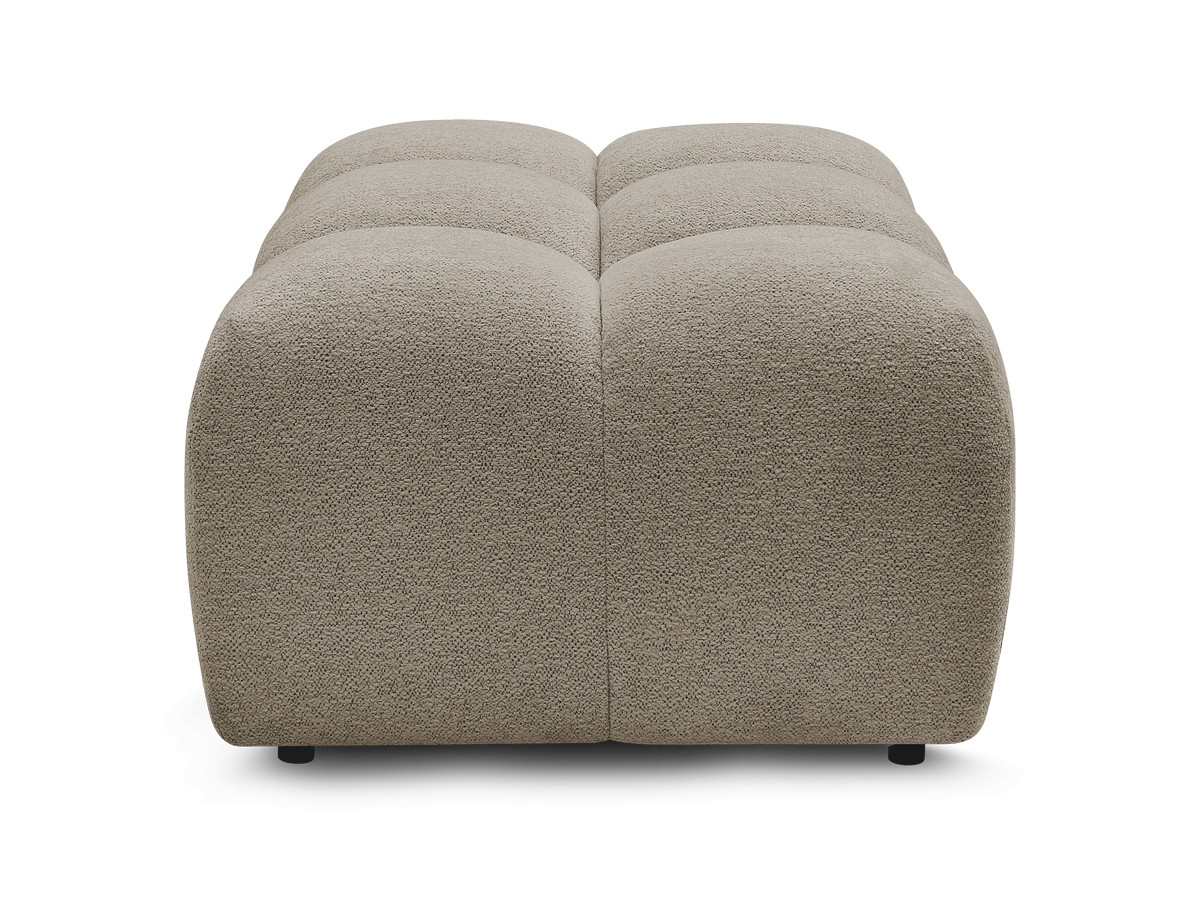 Bobochic Melisse Pouf Melange-Stoff Taupe
