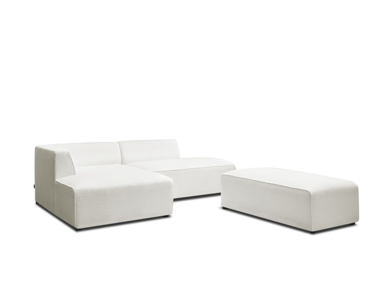 Bobochic Megeve Ecksofa mit Schlaffunktion und Pouf