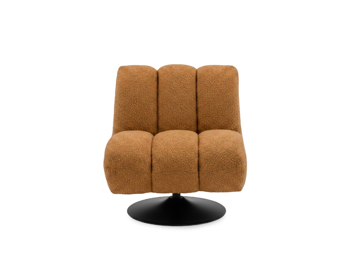 Bobochic Janissaire Sessel 79 × 89 cm Bouclé-Stoff Gelb