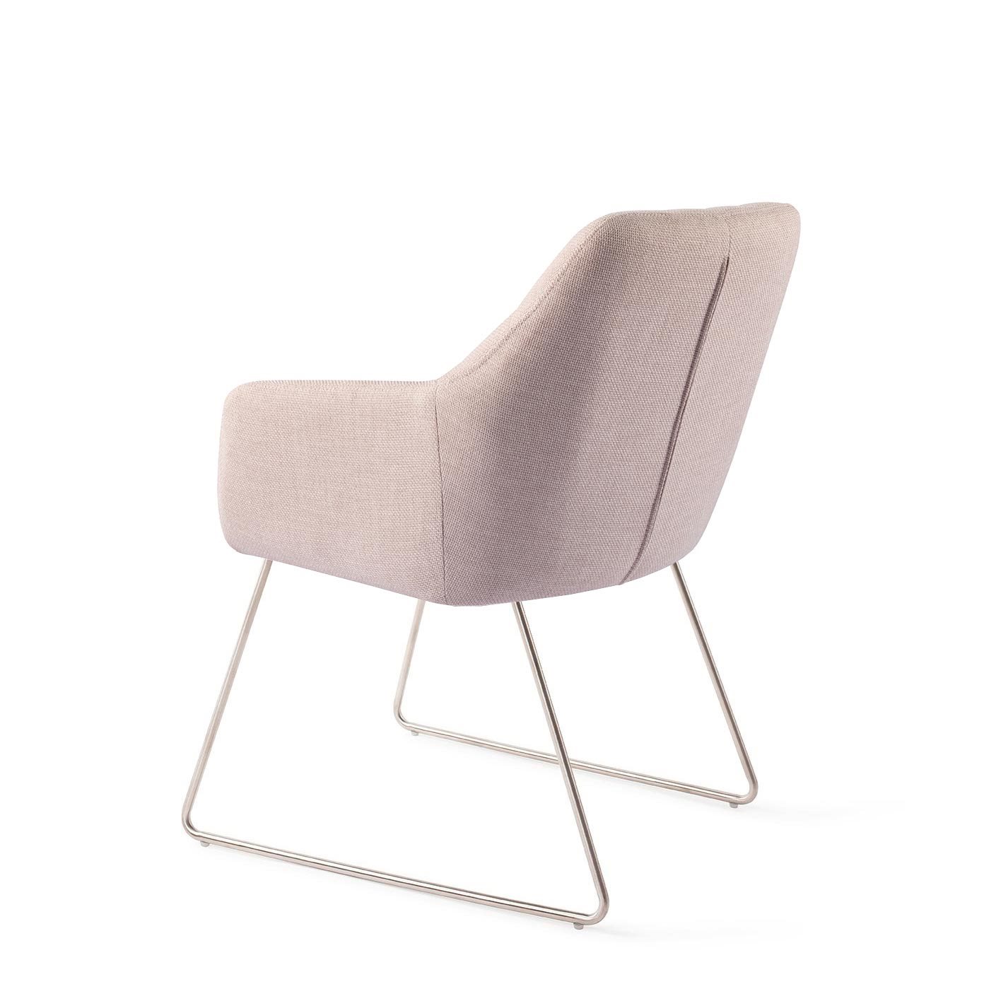 Jesper Home Esszimmerstuhl Noto Petal-Pink Slide Stahl