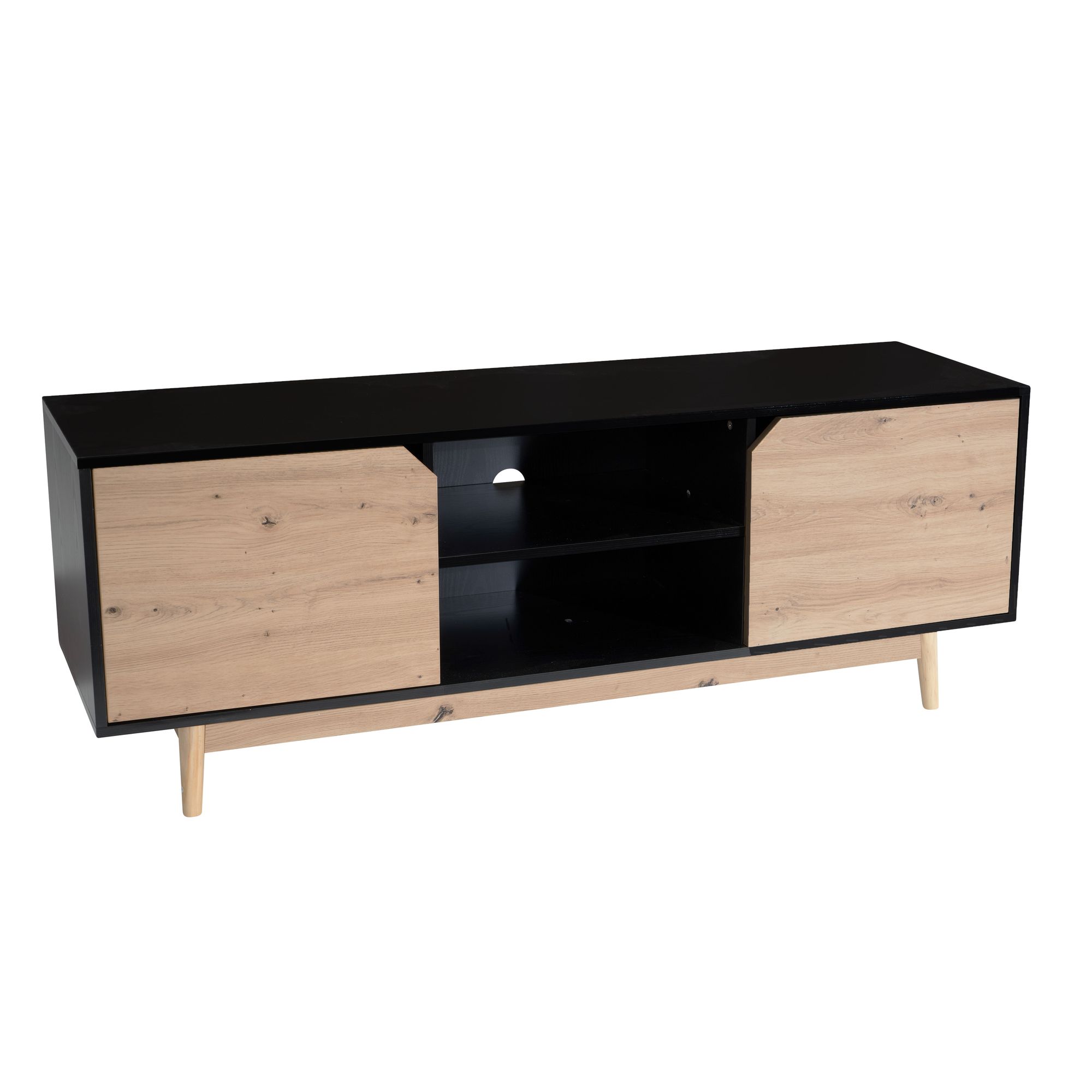 Lowboard Gravdal Schwarz 150 × 40 × 55 cm