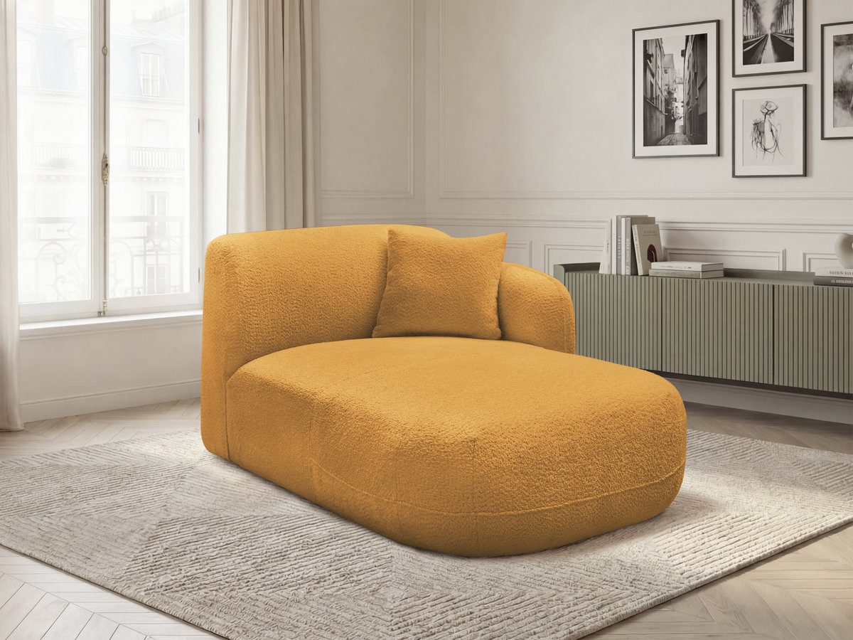 Bobochic Anda Méridienne-Modul Chenille Gelb Ecke rechts