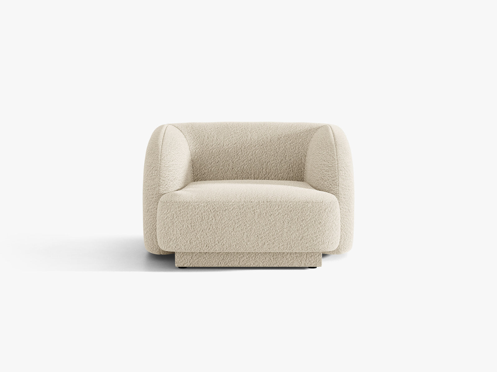 Micadoni Sessel Miley 1-Sitzer Boucle Baloo Beige