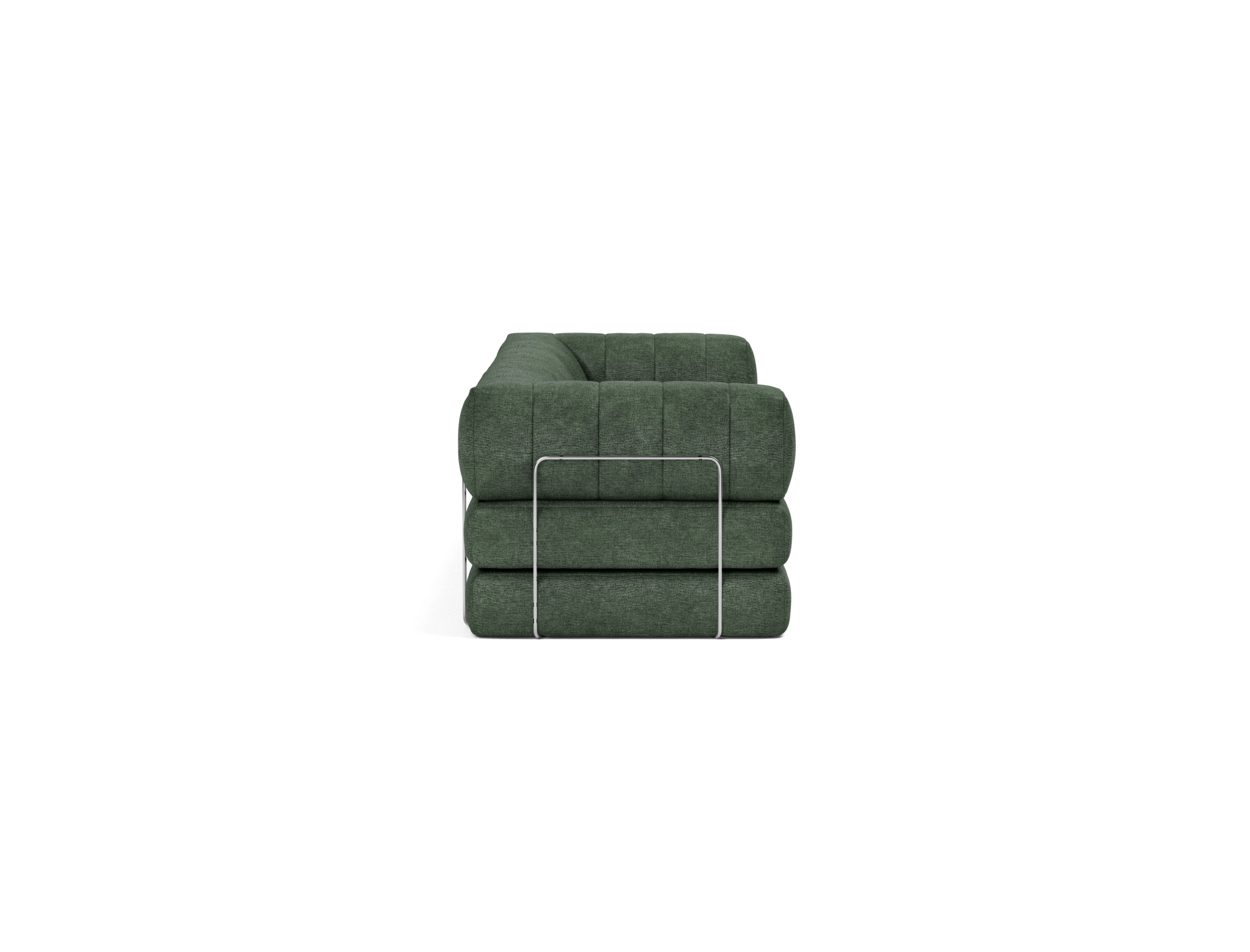 Schlafsofa CozyPad Grand mit Armlehnen Flachgewebe Avella 281-Pine-Green