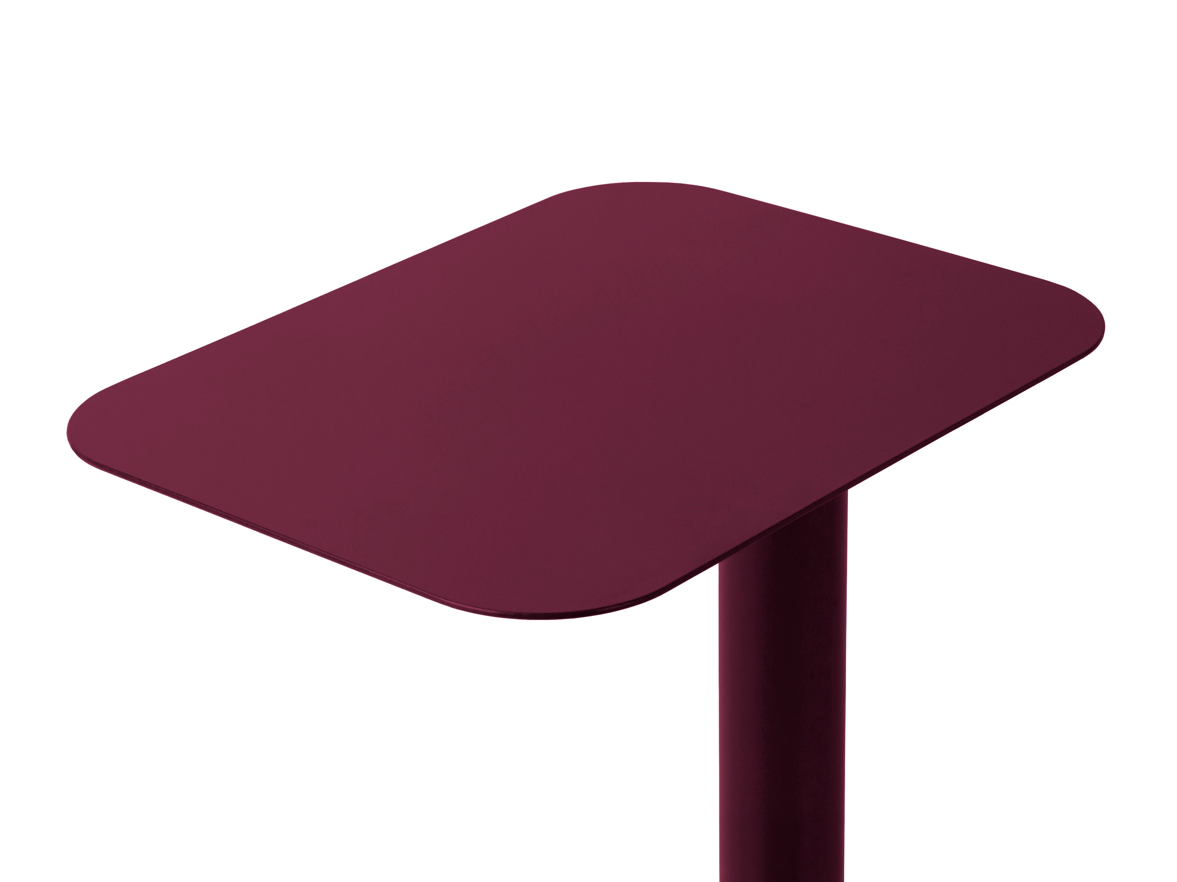 Micadoni Jackson Beistelltisch Burgundfarben