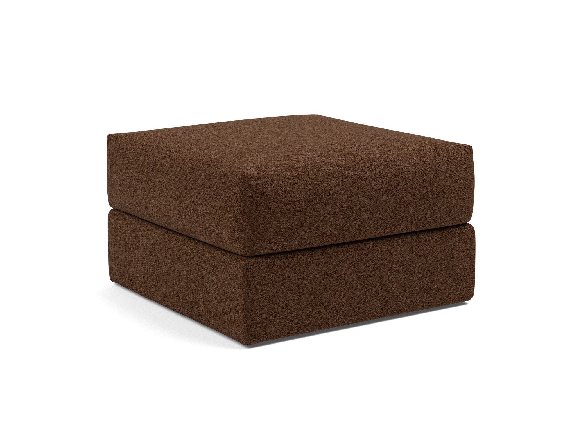 Hocker Cornila Strukturierter Stoff Taura 359-Cappuccino