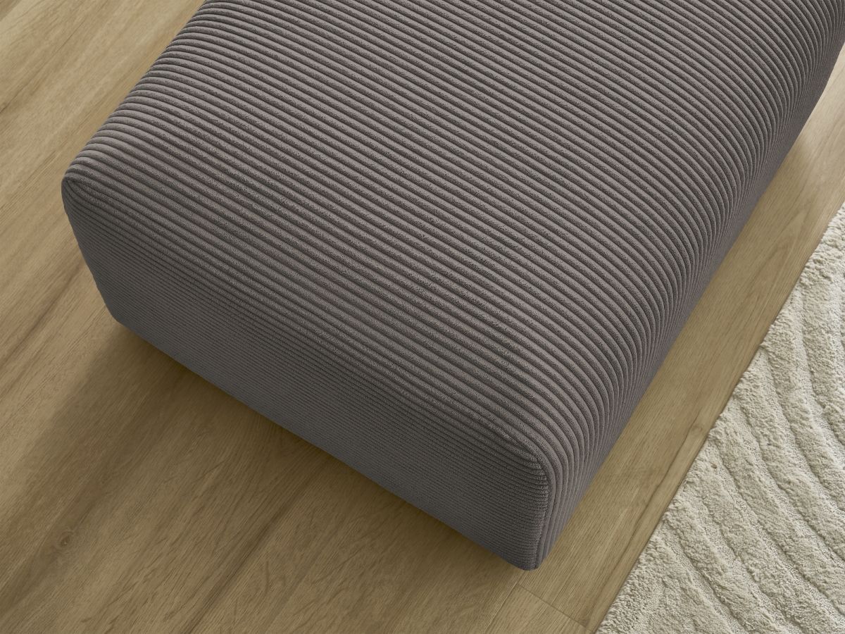 Bobochic Tina Pouf Cordsamt Taupe