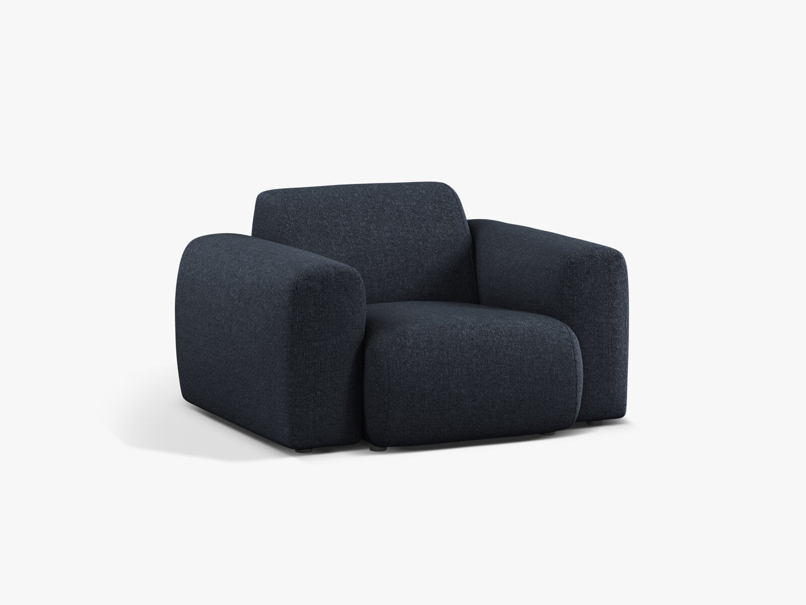 Micadoni Sessel Molino Chenille Eden Marineblau