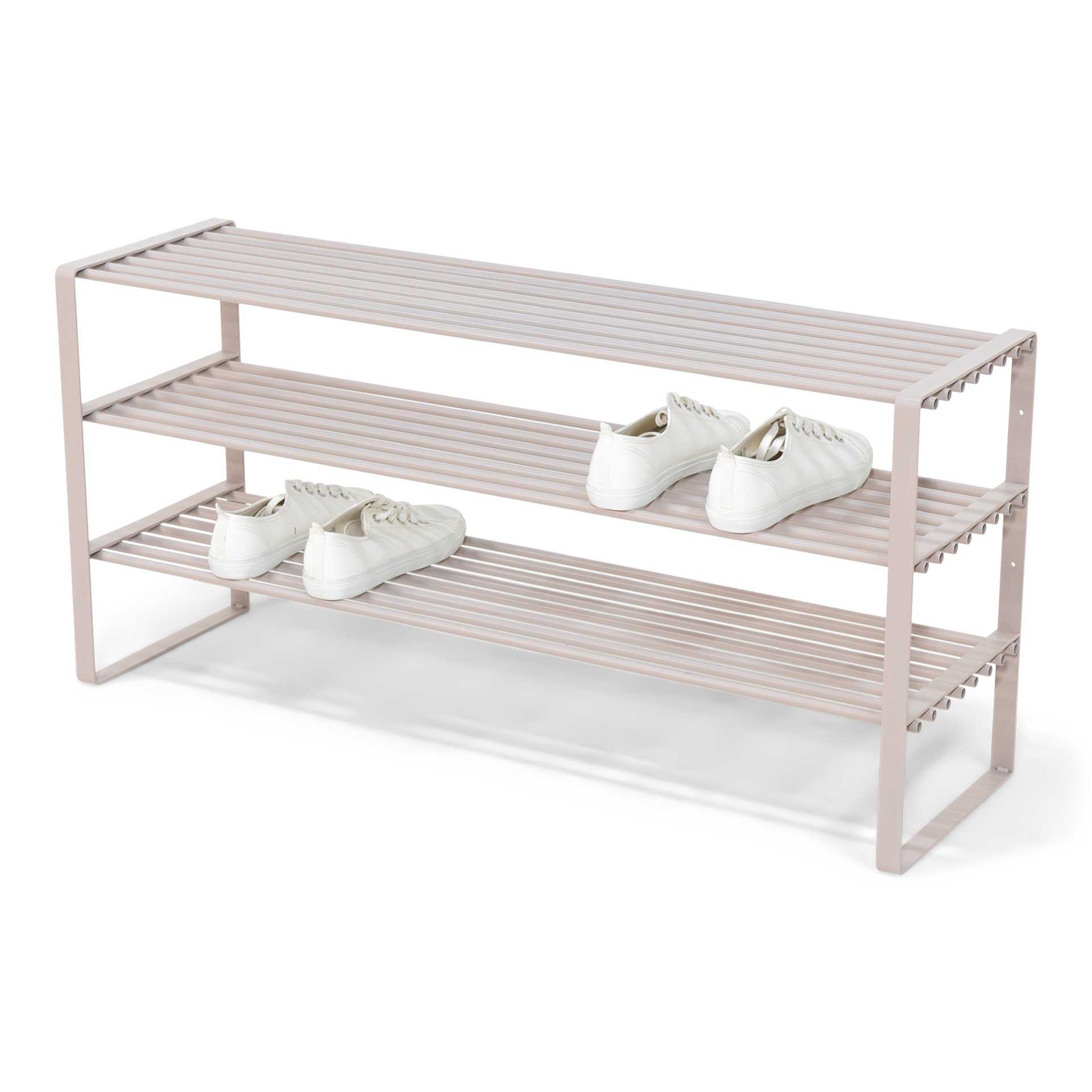 Spinder Design Schuhregal Rex SR 2 - 100 cm Silky Taupe