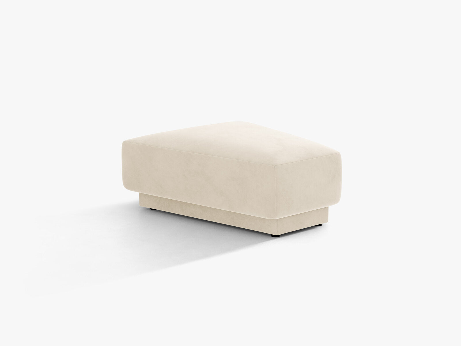 Micadoni Hocker Miley Samt Venus Helles Beige