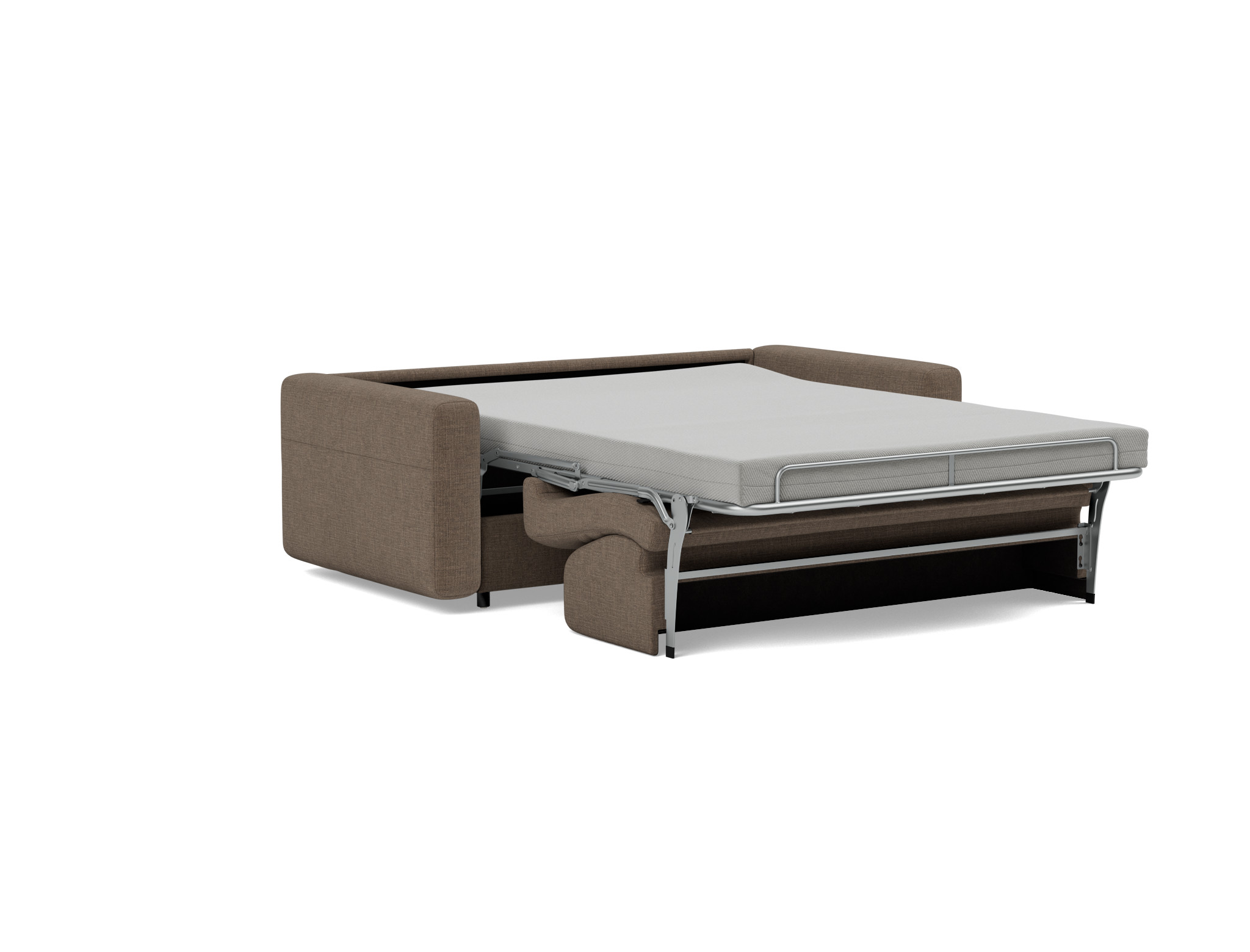 Schlafsofa Killian mit Taschenfederkernmatratze 140 Chenille Esina 411-Cedar-Brown