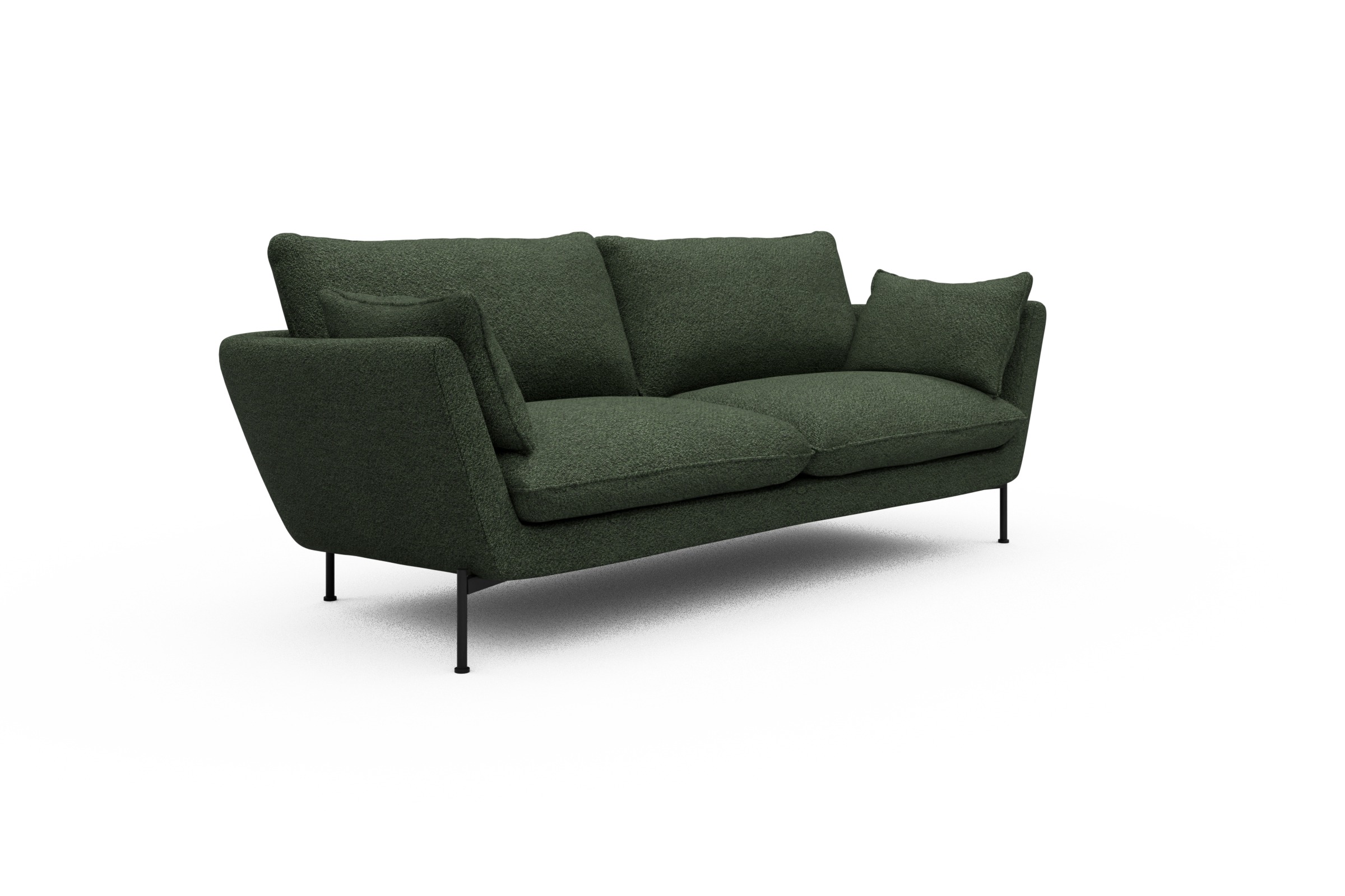 Sofa Anton 3-Sitzer Vanora-Deep-Green