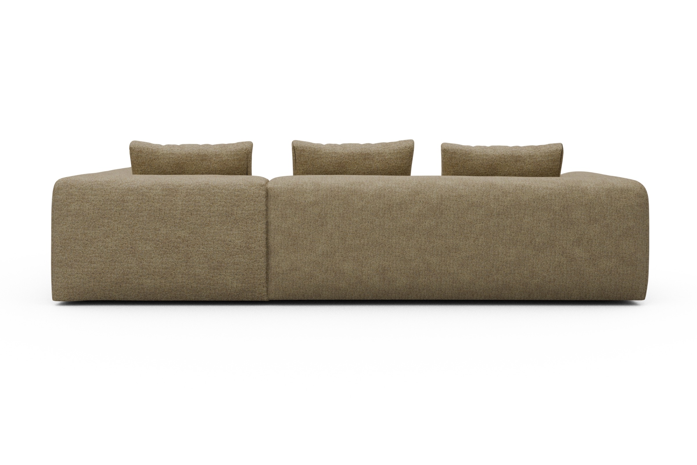 Ecksofa Fred Relax-Ecke rechts mit 2,5-Sitzer Carreno-Silician-Yellow