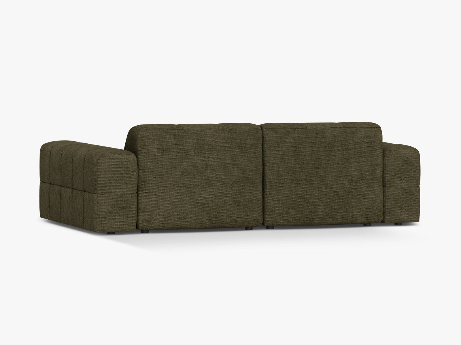 Micadoni Sofa Jennifer 3-Sitzer Chenille Eden Grün
