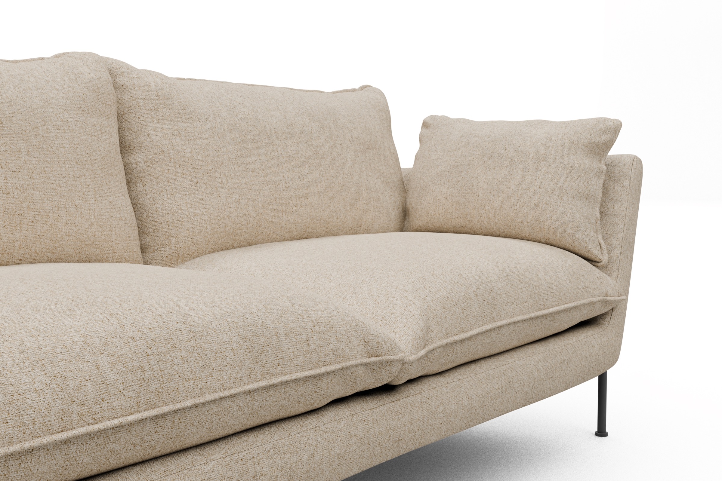 Sofa Anton PREMIUM 2-Sitzer Casone-Natural-Beige