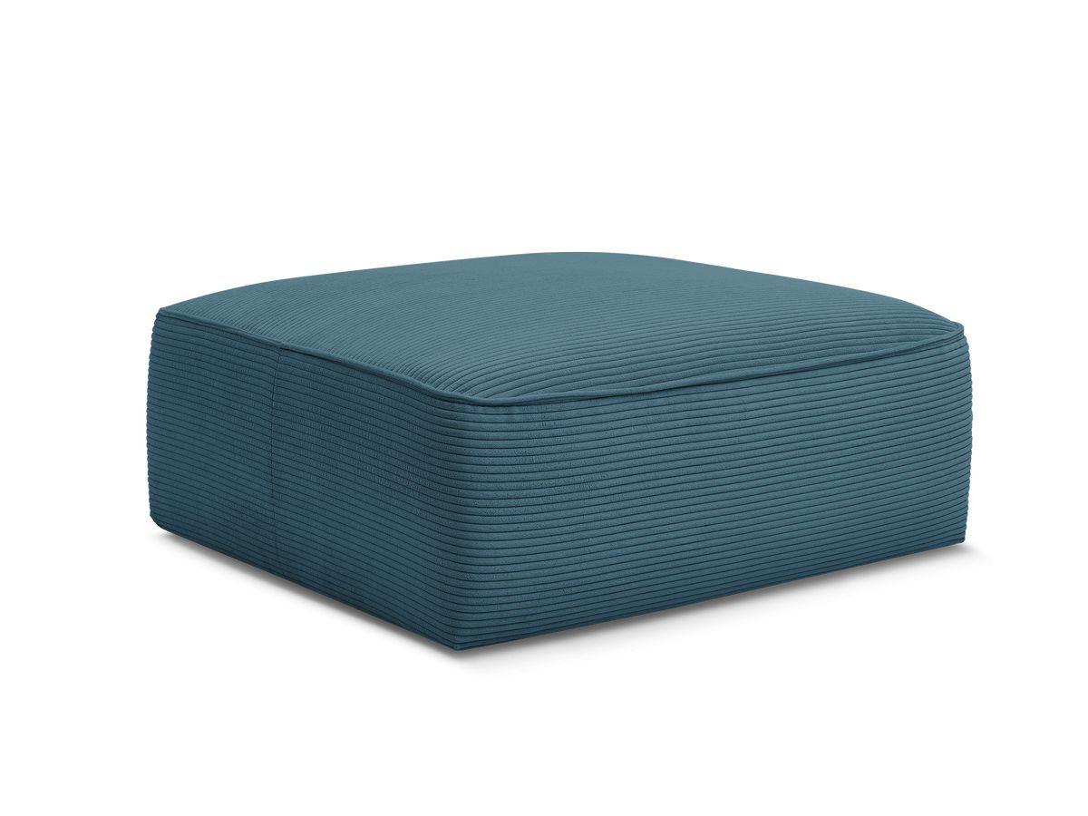 Bobochic Leopold Pouf Cordsamt Hellblau