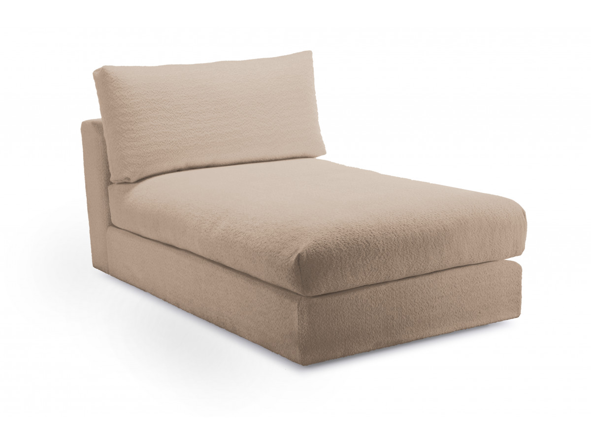Bobochic Paris Méridienne-Modul Bouclé-Stoff Braun