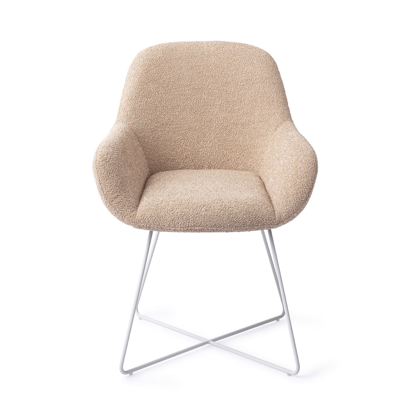 Jesper Home Esszimmerstuhl Kushi Flax Relax Cross Weiß