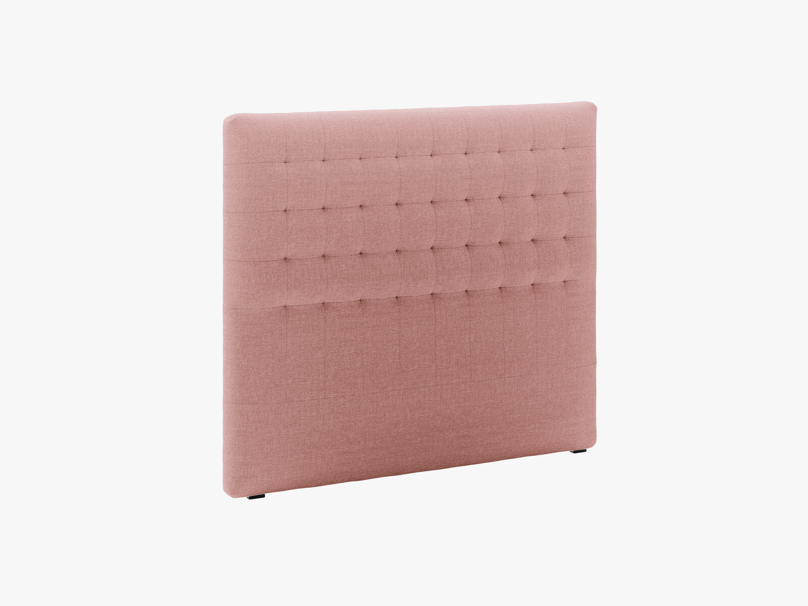 Micadoni Nova Samtiger Kopfteil 120 cm (H 120 cm) Strukturierter Stoff Liberty Rosa 140x120