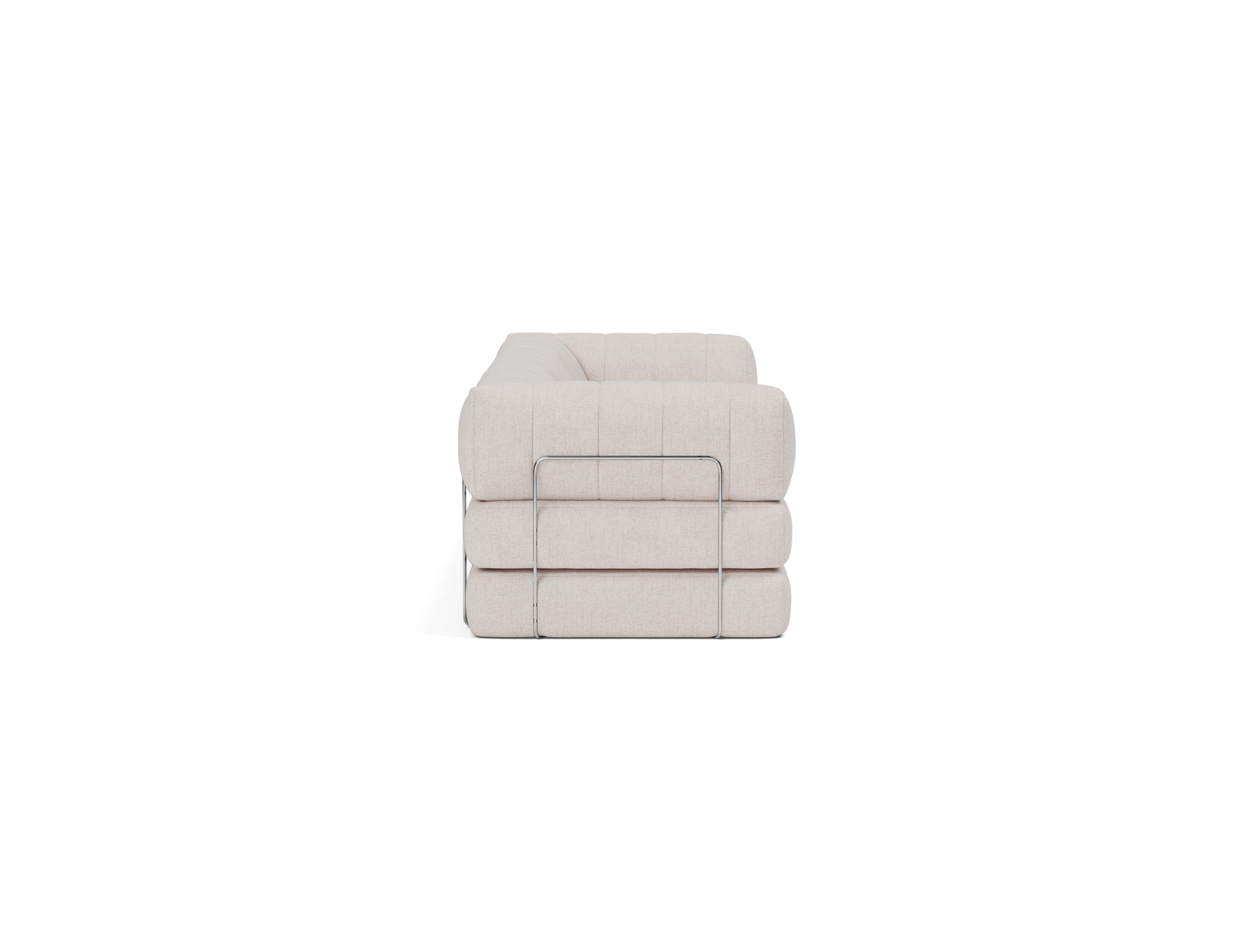 Schlafsofa CozyPad Grand mit Armlehnen Strukturierter Stoff Weda 300-Weda-Sand