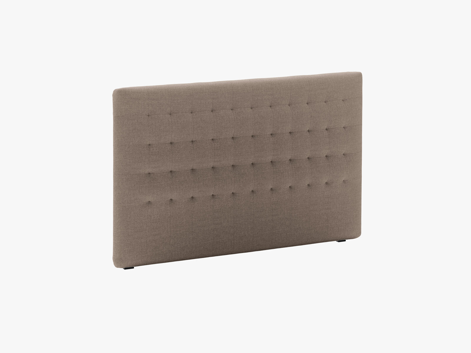 Micadoni Nova Samtiger Kopfteil 120 cm (H 95 cm) Strukturierter Stoff Liberty Cappuccino 160x95