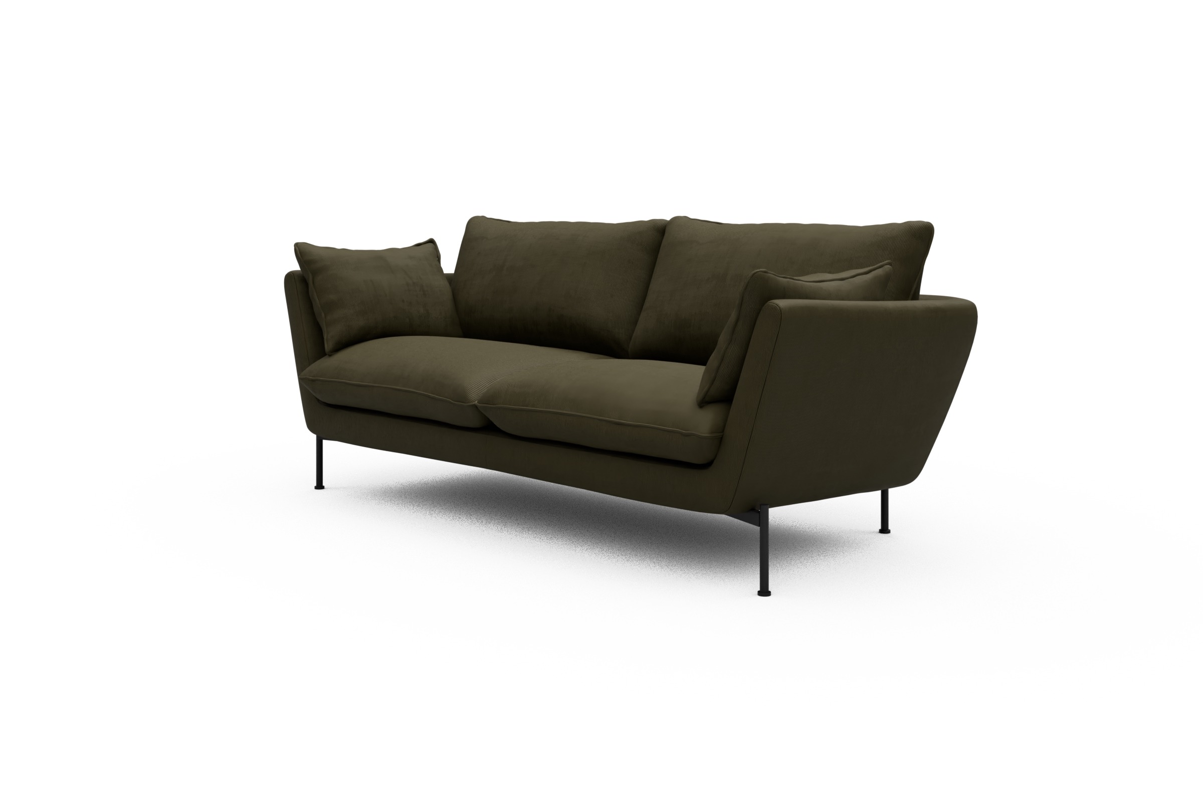 Sofa Anton 2-Sitzer Cordufine-Pine-Green