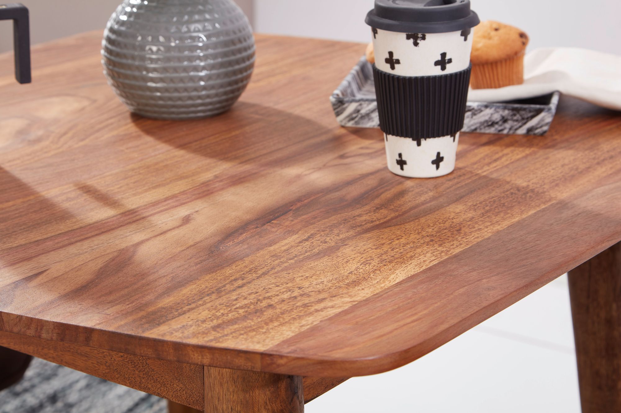 Esstisch Bagenkop Sheesham Massivholz 80 × 80 × 78 cm