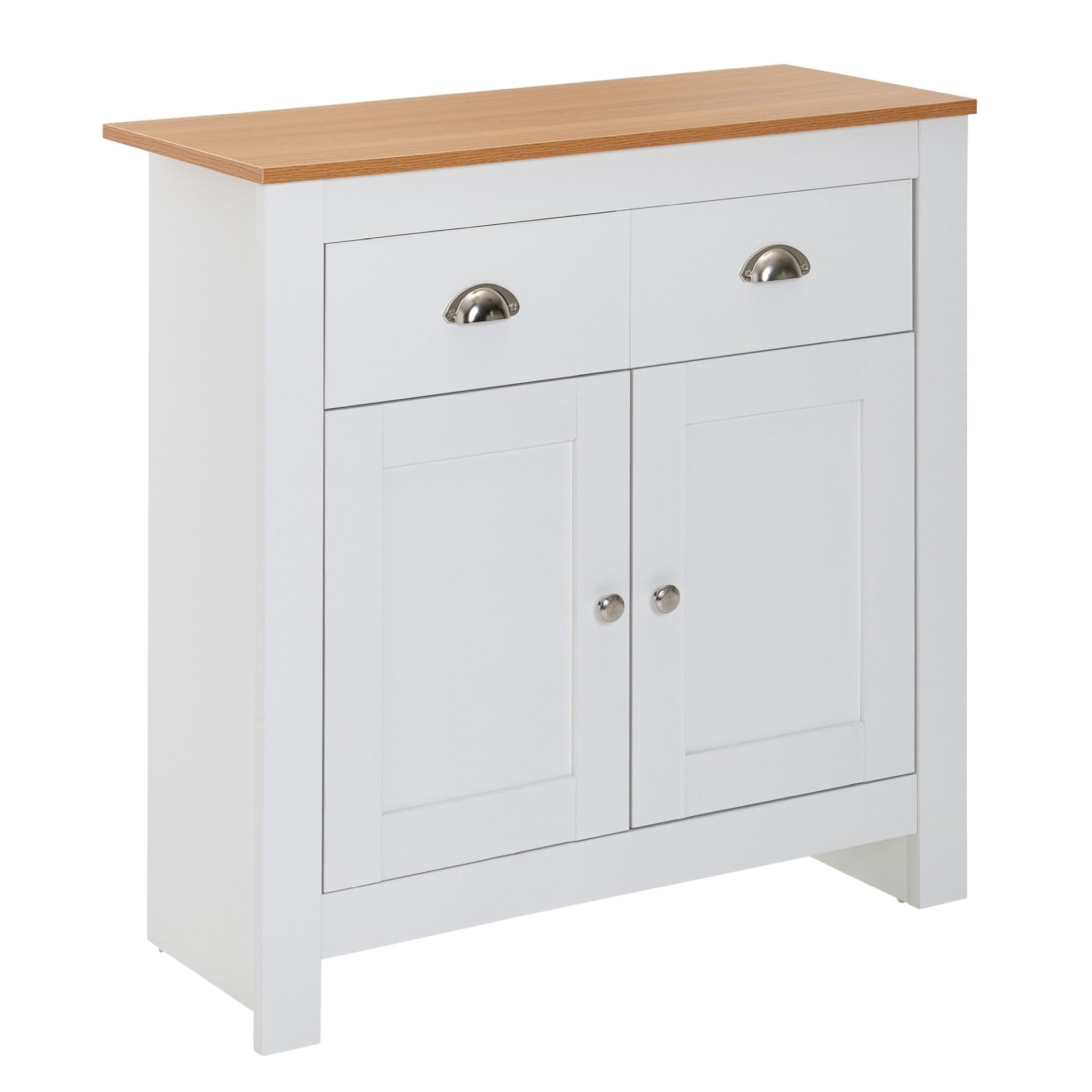 Sideboard Dalatangi Weiß 79 × 34,5 × 81 cm