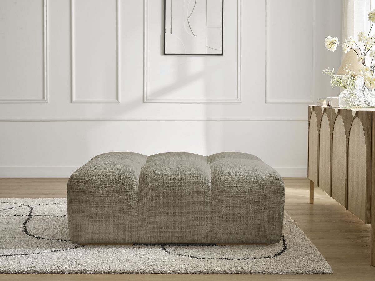 Bobochic Anakin Pouf Strukturstoff Taupe