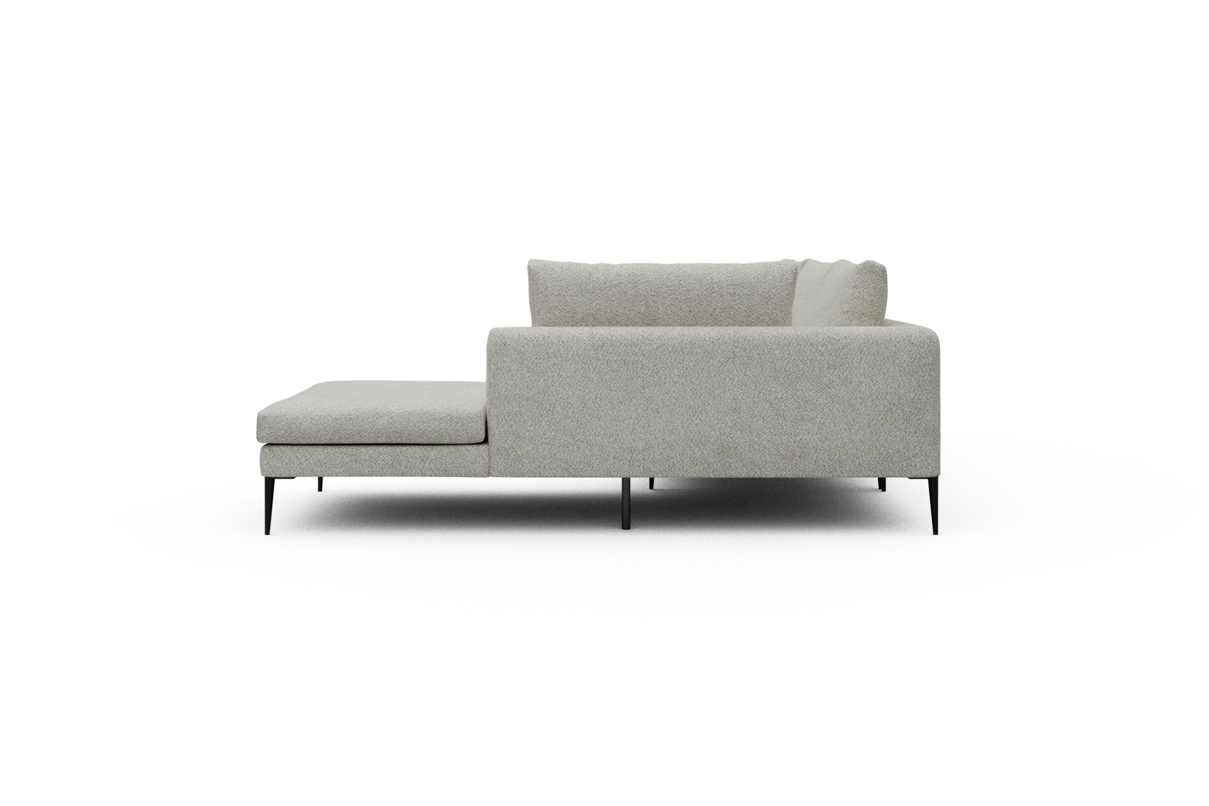 Ecksofa Paul Relax-Ecke links mit 3-Sitzer Vanora-Warm-Sand