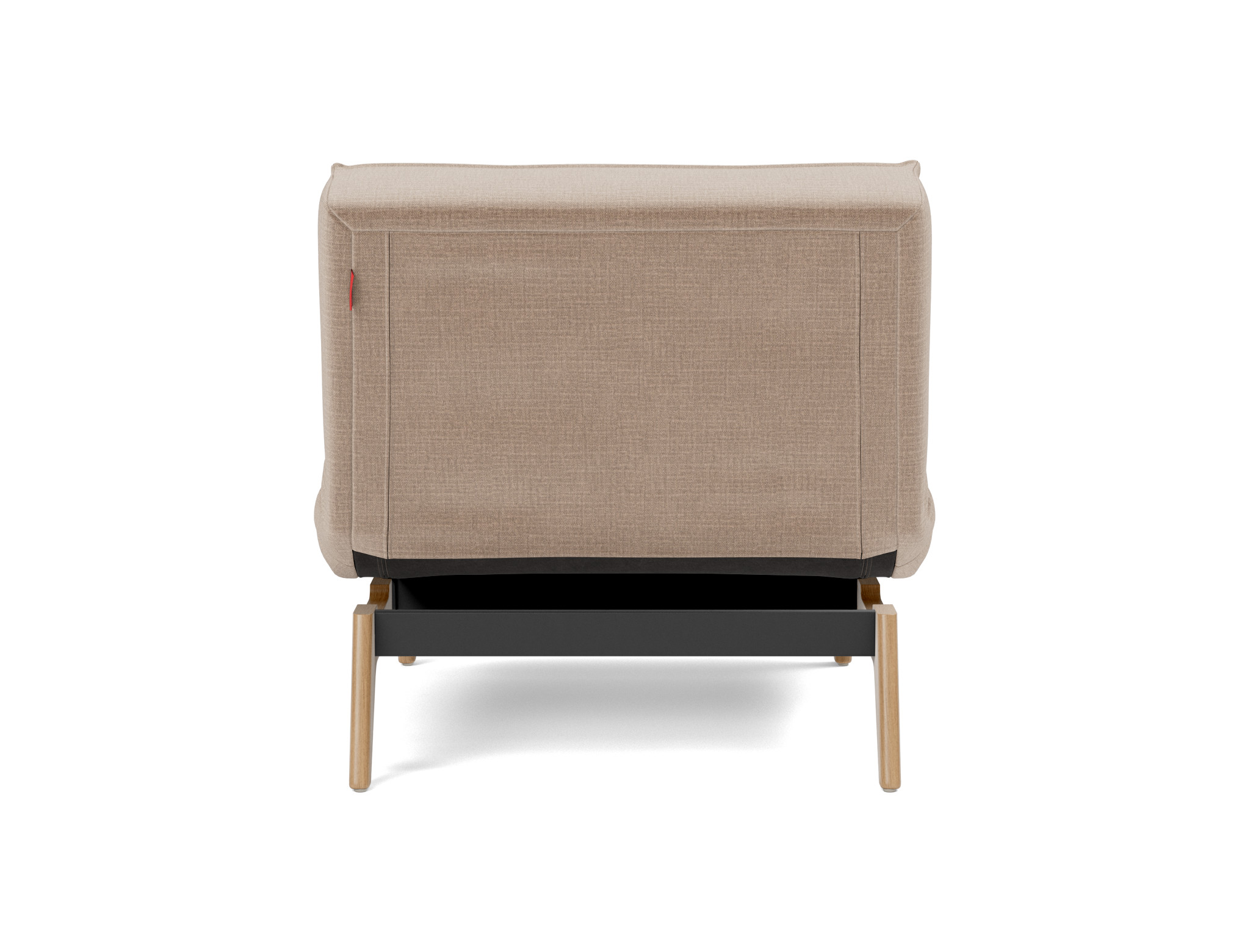 Sessel Splitback Chenille Esina 417-Mocha Beine Eiche