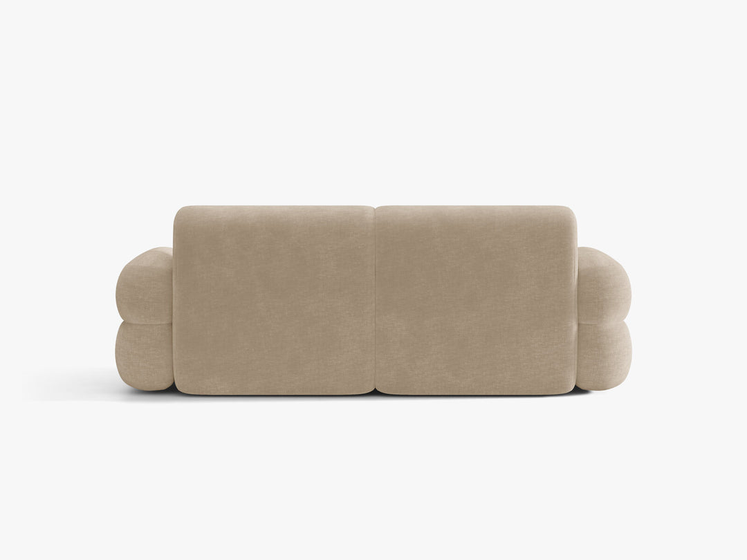 Micadoni Neo Sofa 3-Sitzer Chenille Golden Dunkelbeige
