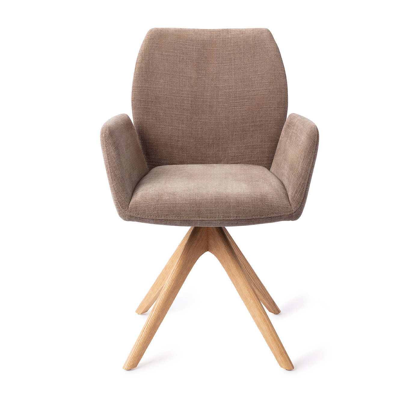Jesper Home Esszimmerstuhl Misaki Mocha Mist Revolve Eiche Natur
