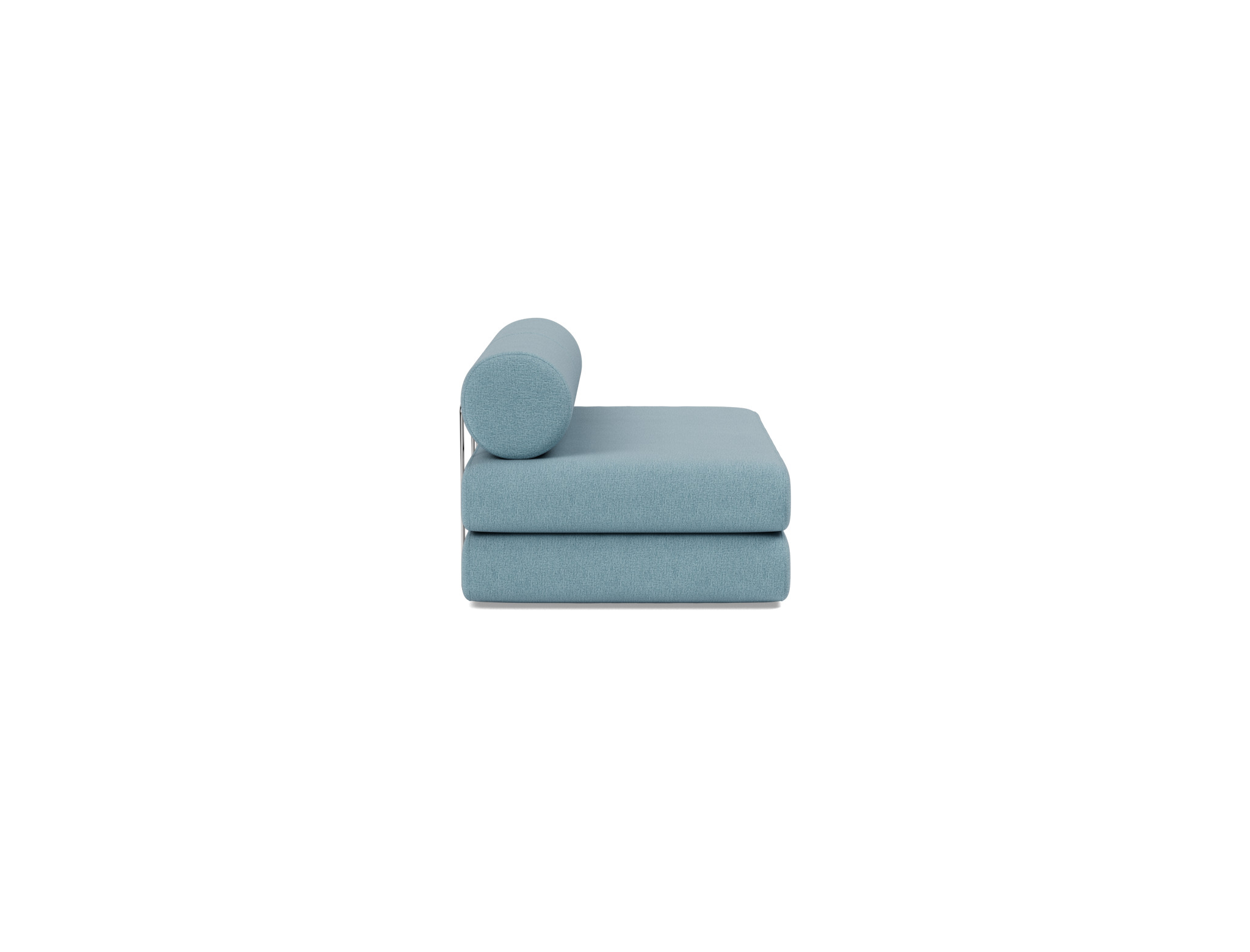 Tagesbett Circlus mit Rückenrollen Flachgewebe Mixed Dance 525-Light-Blue