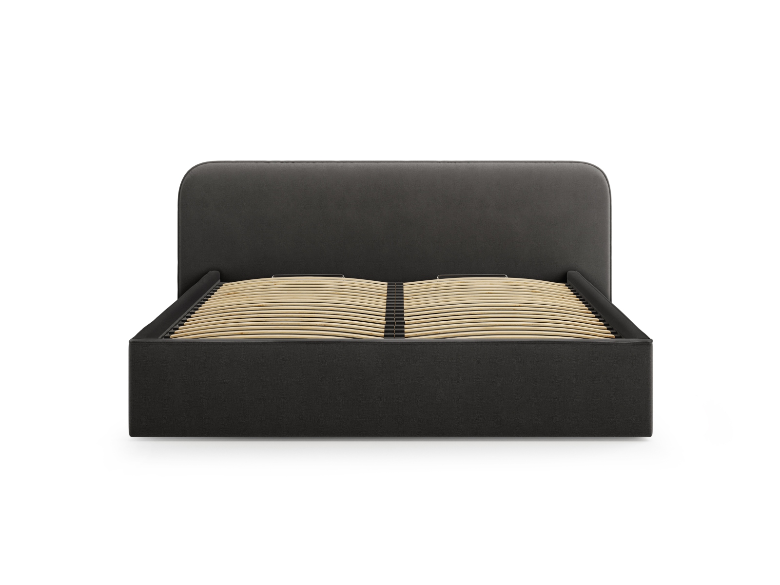 Micadoni Bett Elizabeth Samt Schwarz 180x200