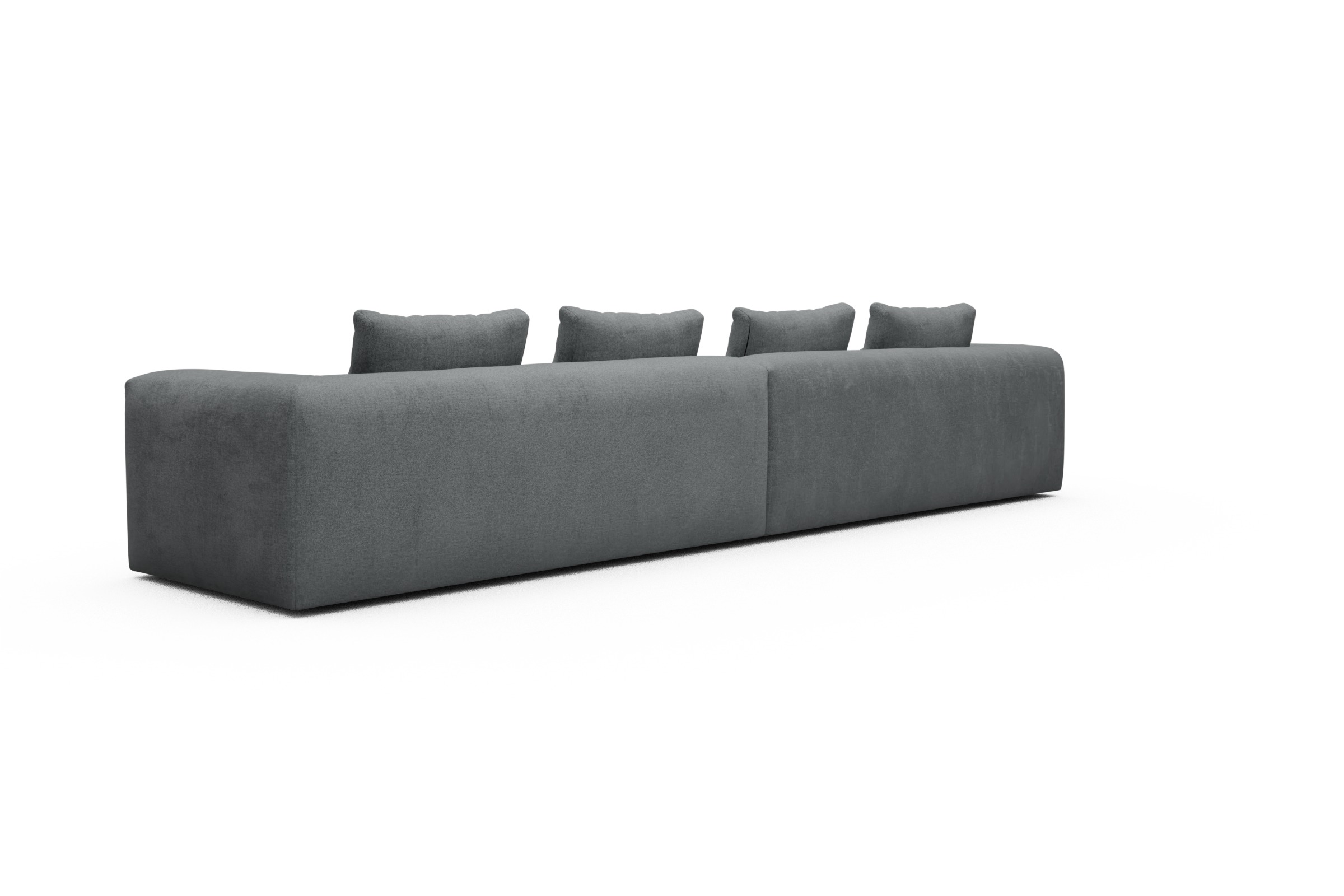 Sofa Modulares XXL Sofa Fred 5-Sitzer Casone-Gravel-Grey