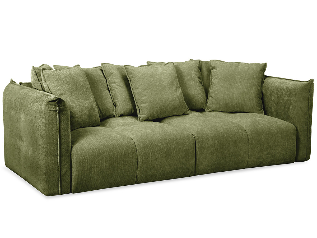 Bobochic Harlem Sofa 3-Sitzer Stoff Grün