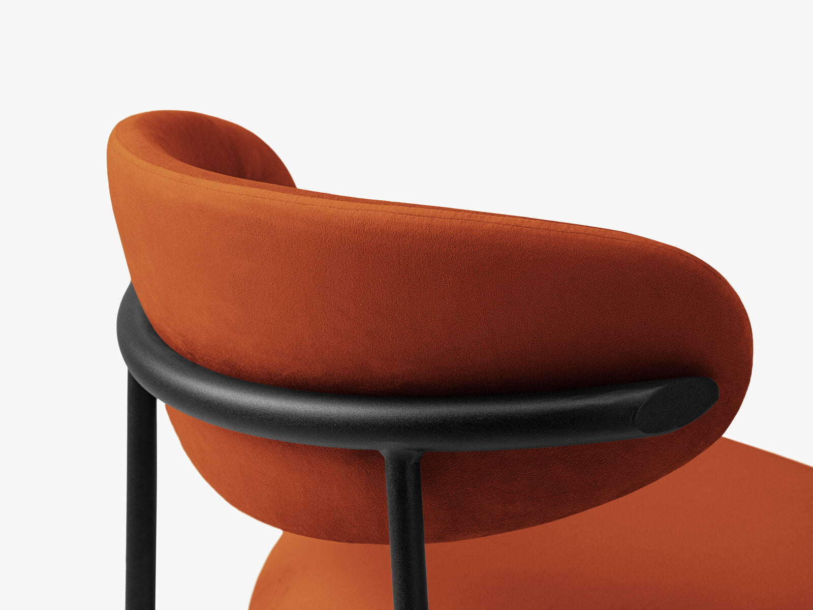 Micadoni Stuhl Nina Samt Magic Velvet Kastanienbraun