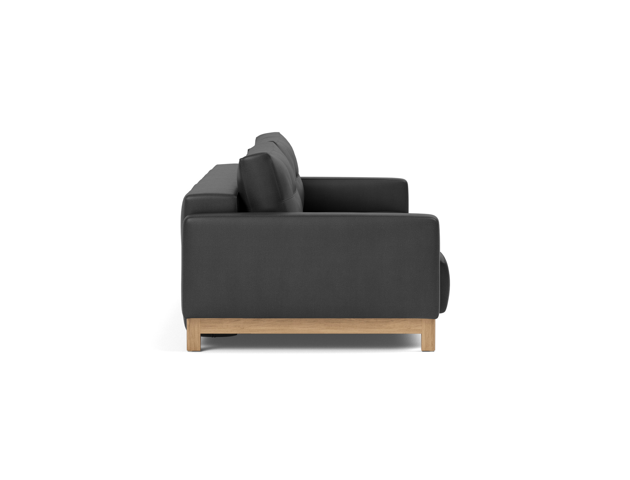 Schlafsofa Pyxis D.E.L. Lederoptik Faunal 550-Black