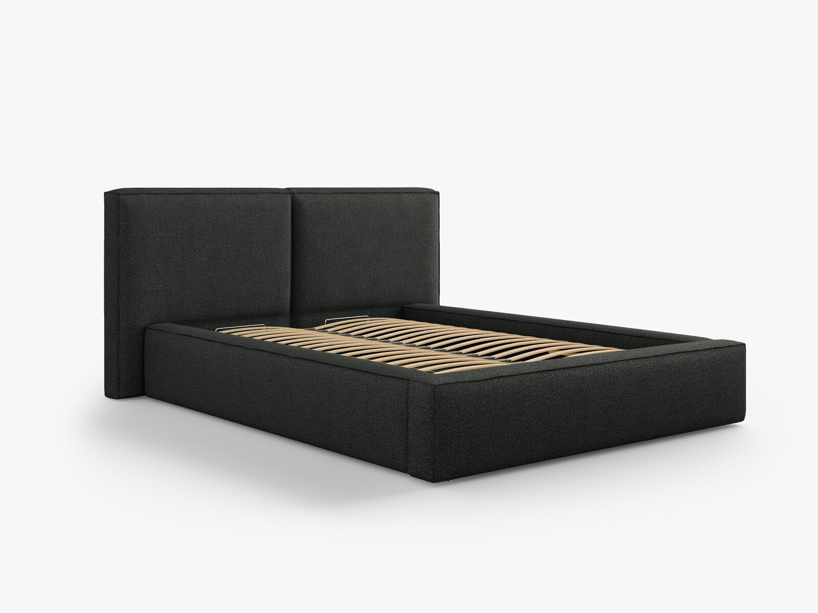 Micadoni Bett Jodie Boucle Baloo Schwarz 160x200