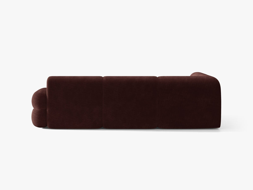 Micadoni Neo Ecksofa 5-Sitzer Rechts Chenille Golden Kirschbaum