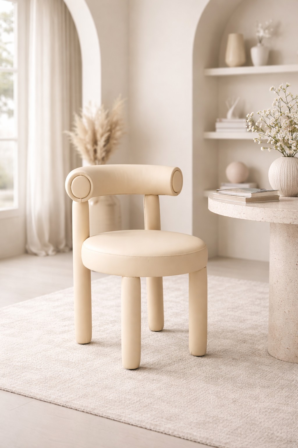 Livin Hill Polsterstuhl Leith 62 × 58 × 80 cm Creme