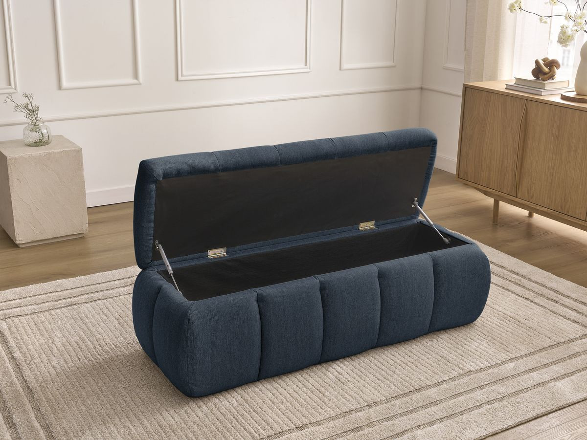 Bobochic Denali Bettbank 144 × 54 cm Stoff Dunkelblau
