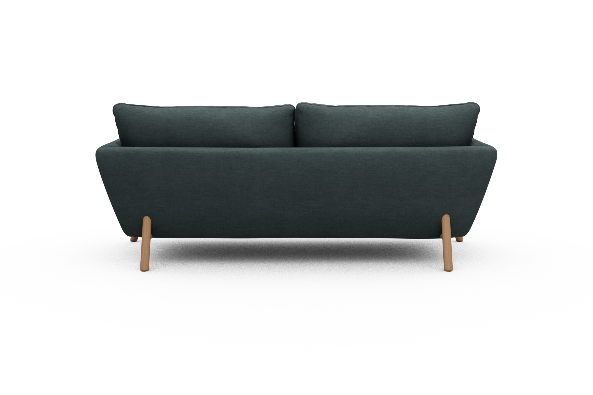 Sofa Emil 3-Sitzer Beinfarbe Eiche Natur Vivus-Blue