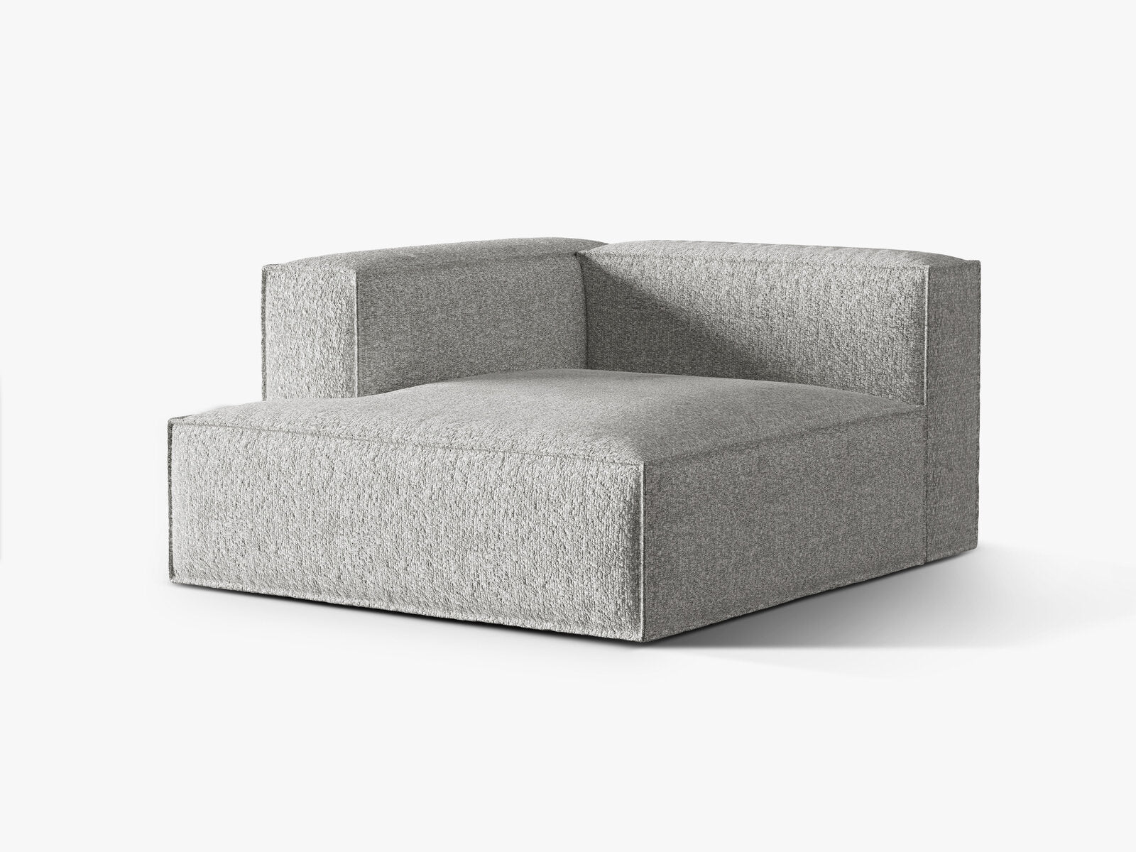 Micadoni Recamiere Nuria 1-Sitzer Links Boucle Silber