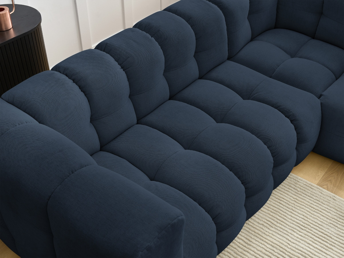 Bobochic Cloud Ecksofa 268 × 184 cm Stoff Dunkelblau